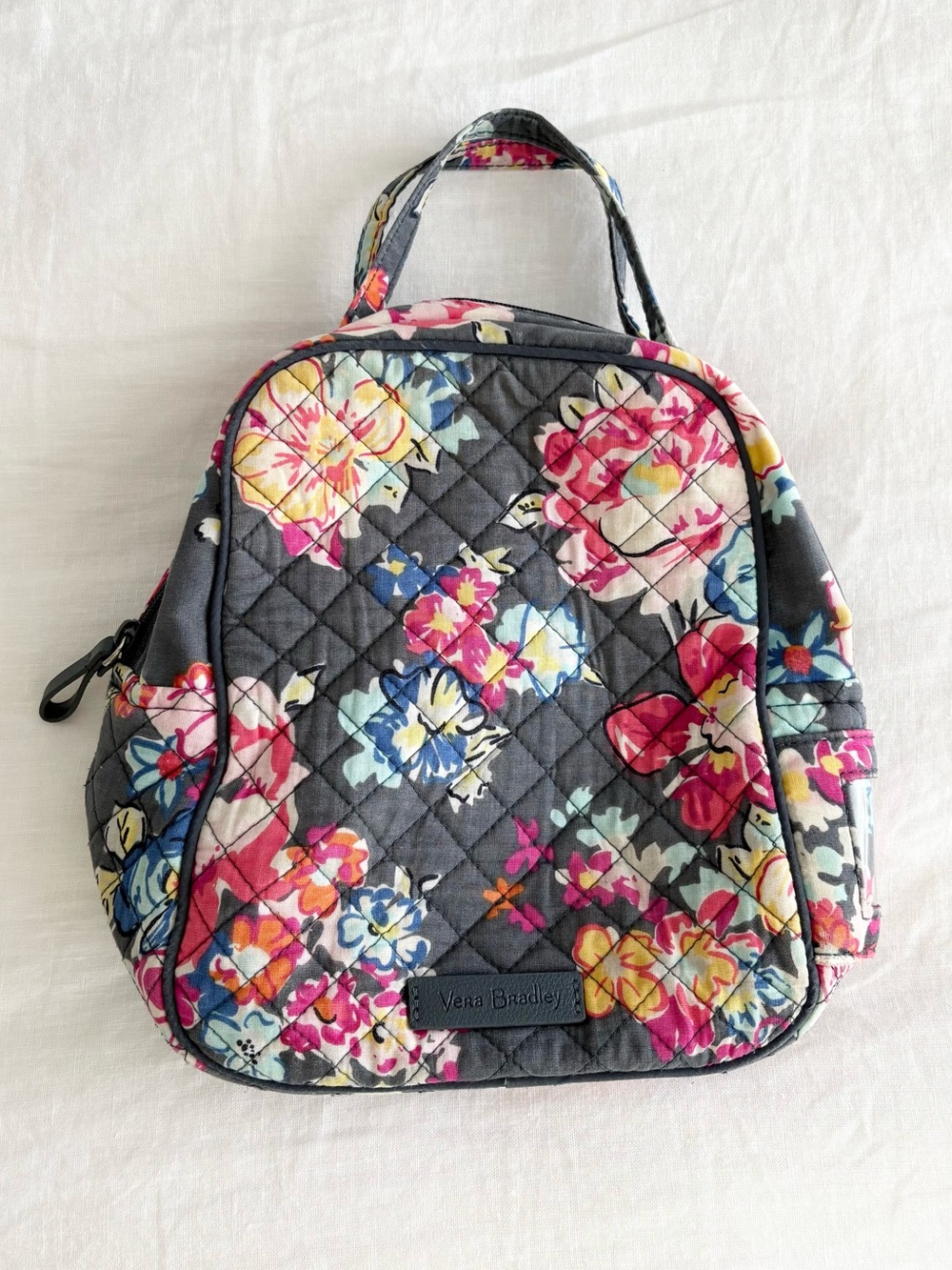 Vera Bradley Quilted Floral Lunch Bag in Pretty Posies